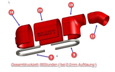 Airbox, der Prototyp ist gedruckt