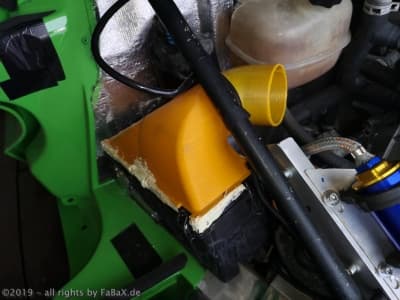 Airbox: Bereit zum Lackieren